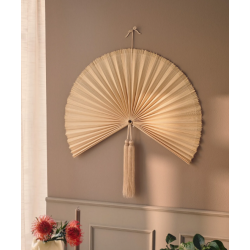 Eventail mural pompom 11,8 cm