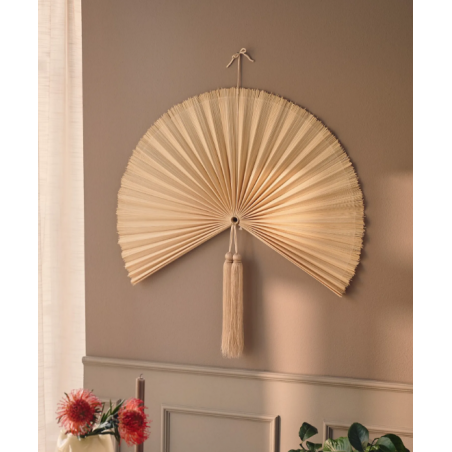 Eventail mural pompom 11,8 cm