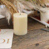 Bougies led en cire naturelle